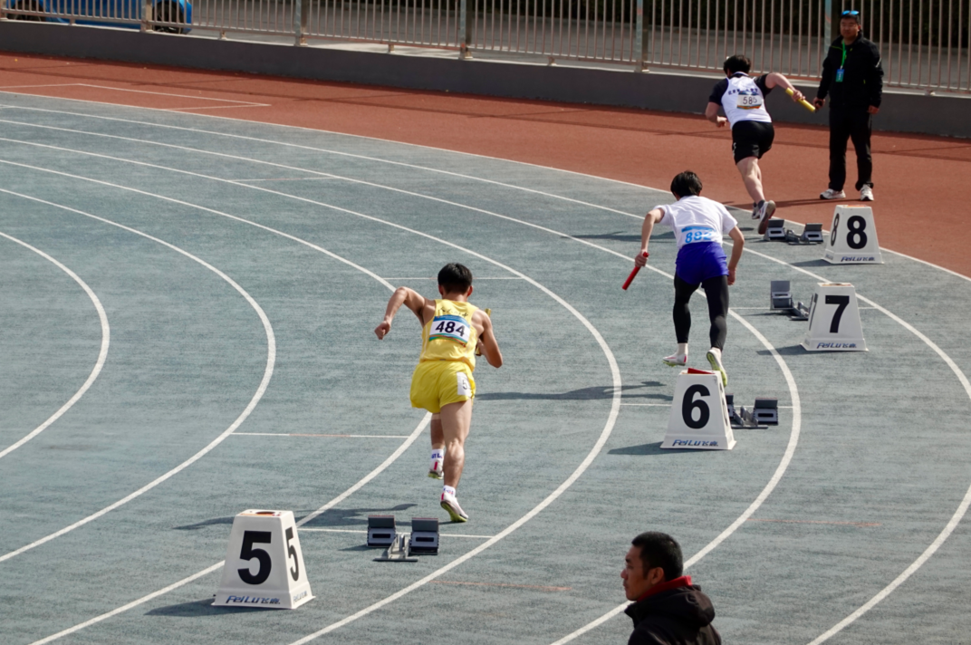 Athletics event photograph